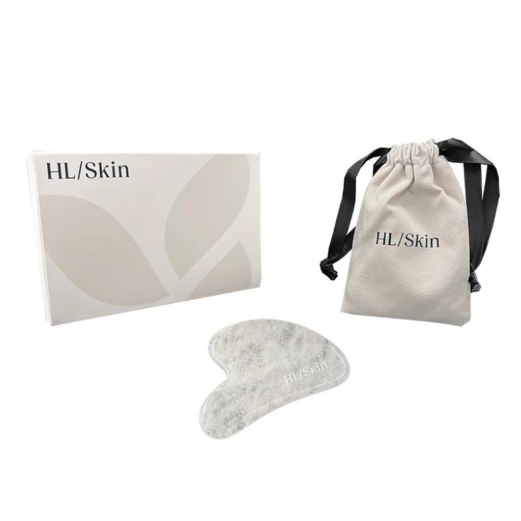 HL/Skin line алатка за масажа White Jade Gua Sha