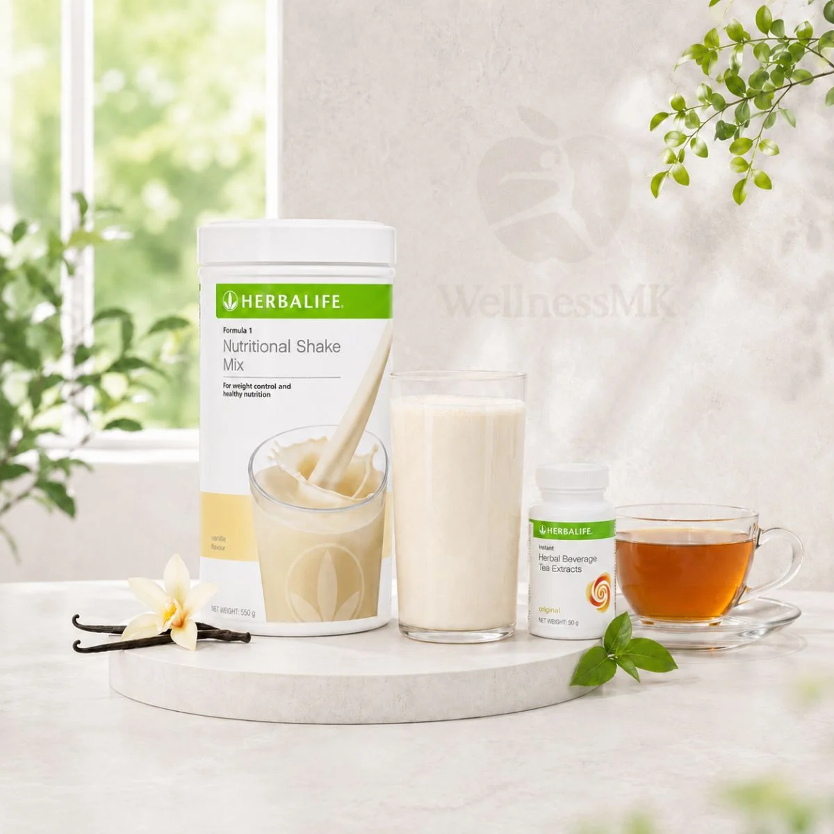 Слабеење & енергија 1 Слабеење & енергија пакет со Formula 1 шејк и Herbalife чај